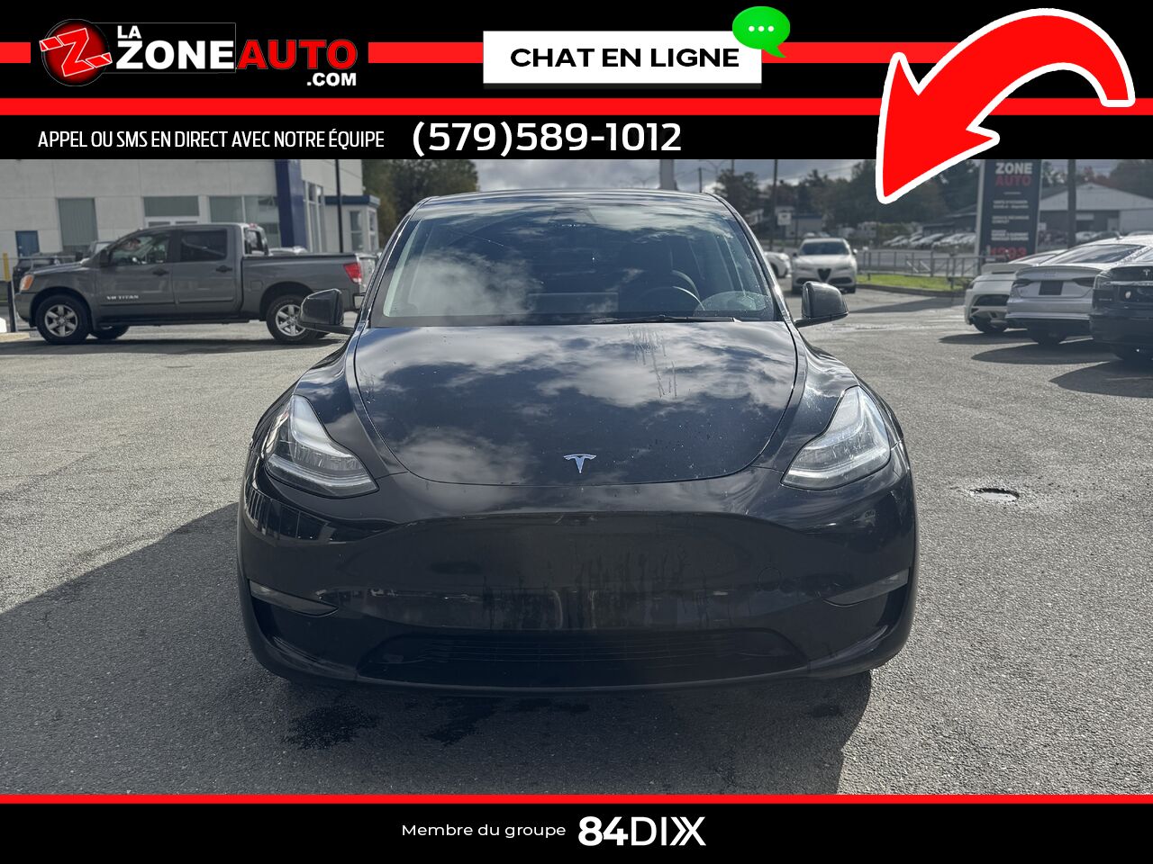 Tesla Model Y 2022 Noir Granby - photo #9