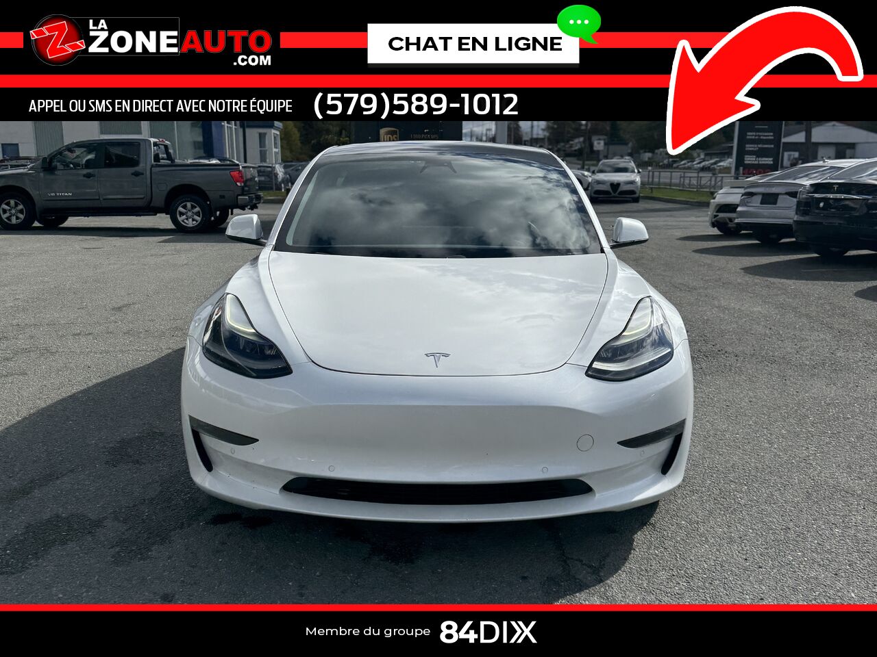 Tesla Model 3 2021 Blanc Granby - photo #9