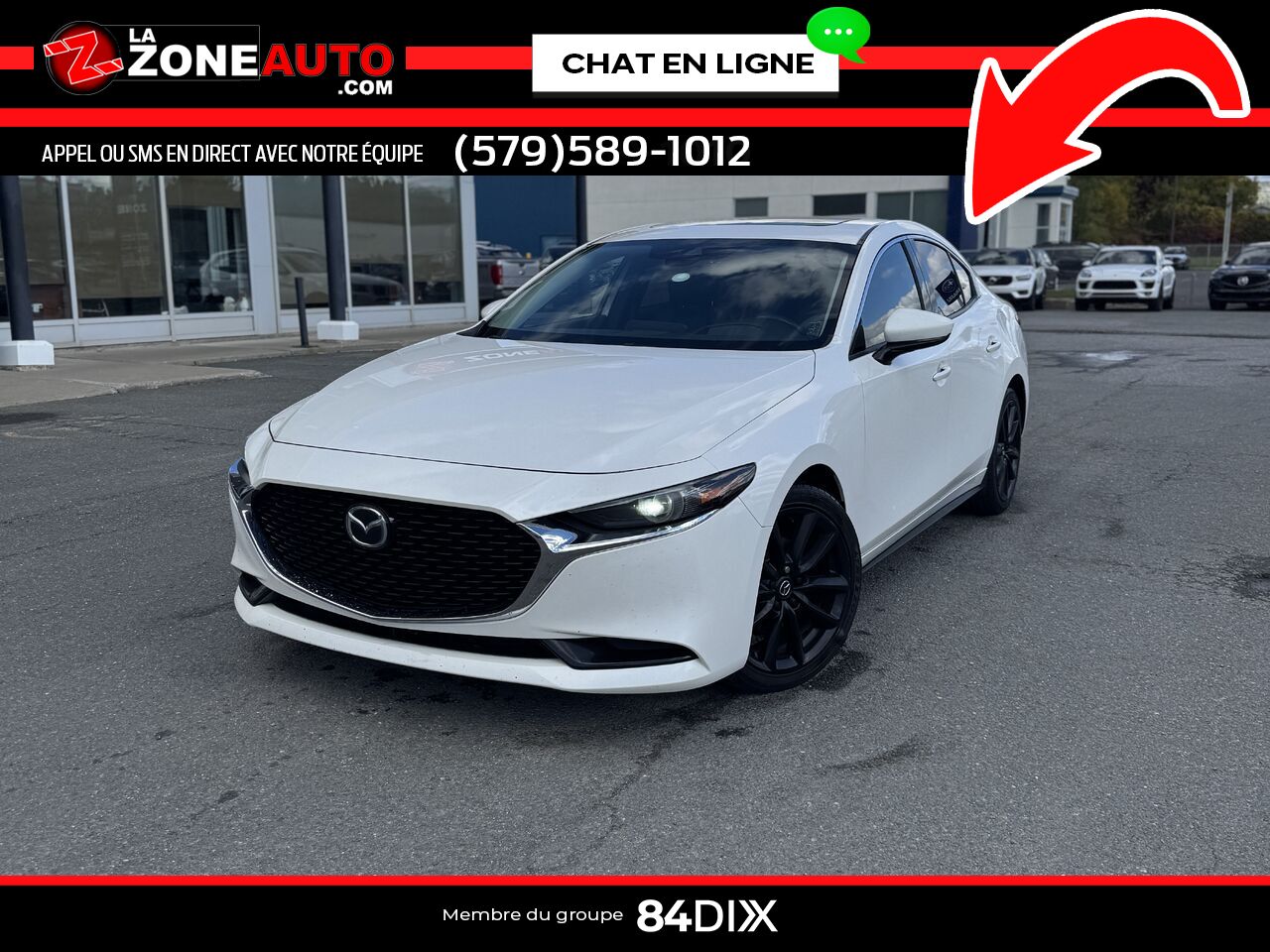 Mazda Mazda3 2019 Blanc Granby - photo #0