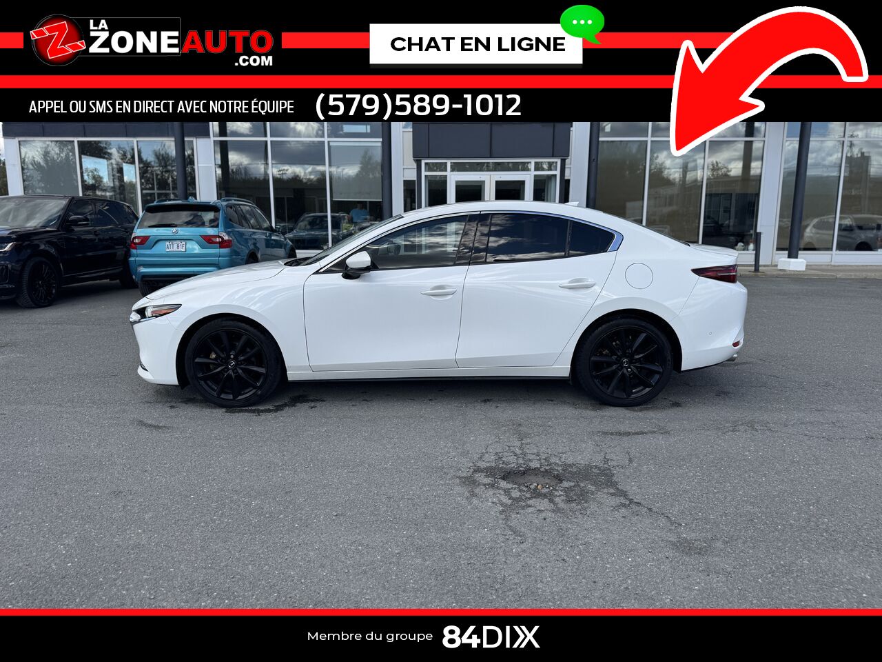 Mazda Mazda3 2019 Blanc Granby - photo #2