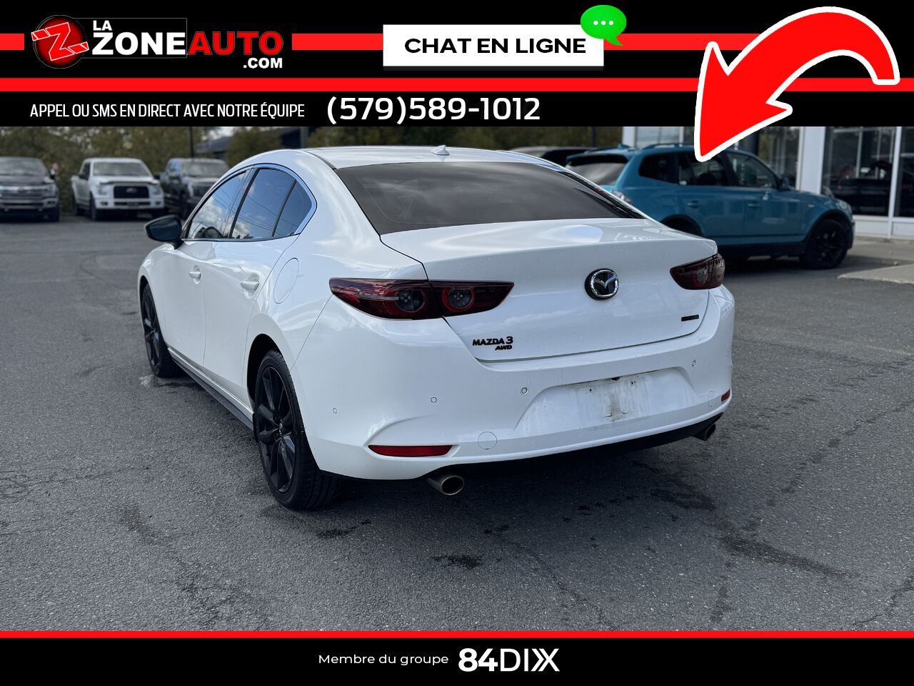 Mazda Mazda3 2019 Blanc Granby - photo #4