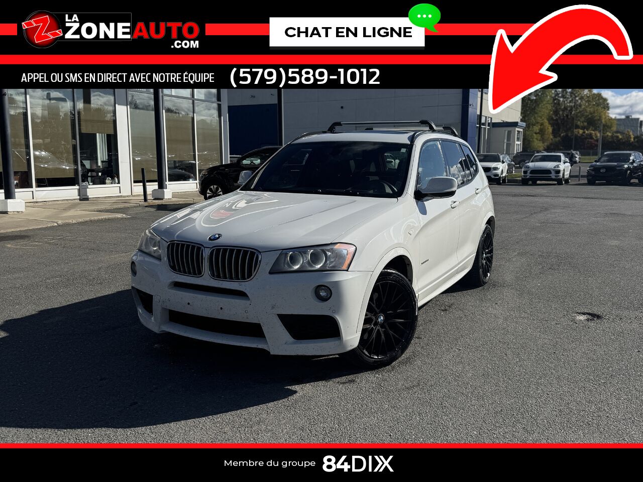 BMW X3 2014 Blanc Granby - photo #0