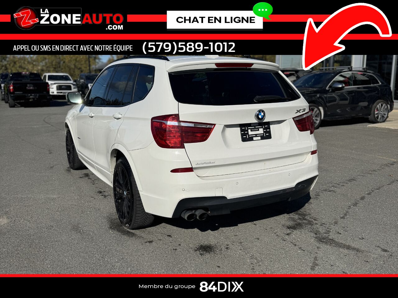 BMW X3 2014 Blanc Granby - photo #4