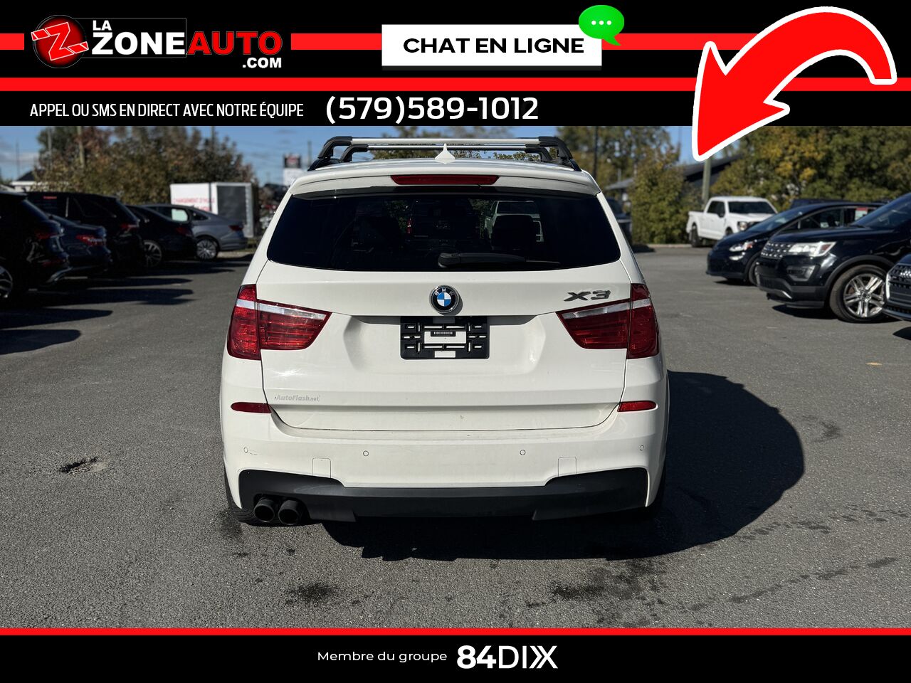 BMW X3 2014 Blanc Granby - photo #5