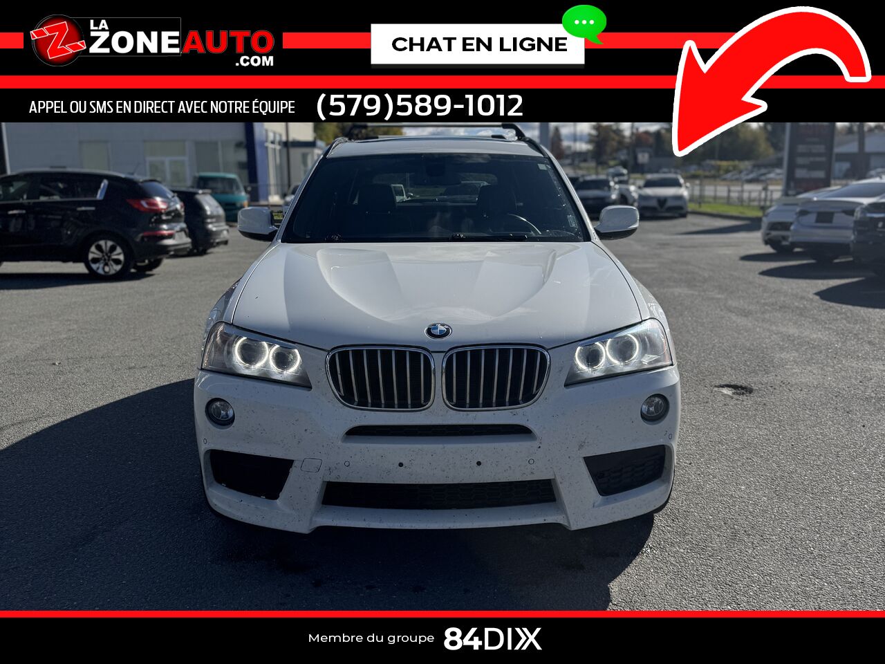 BMW X3 2014 Blanc Granby - photo #9