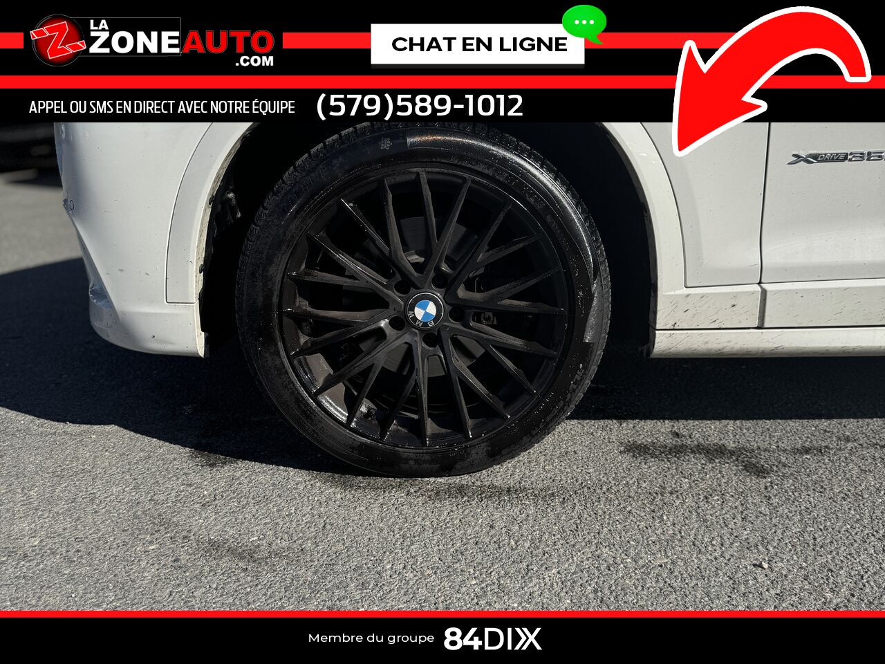 BMW X3 2014 Blanc Granby - photo #10