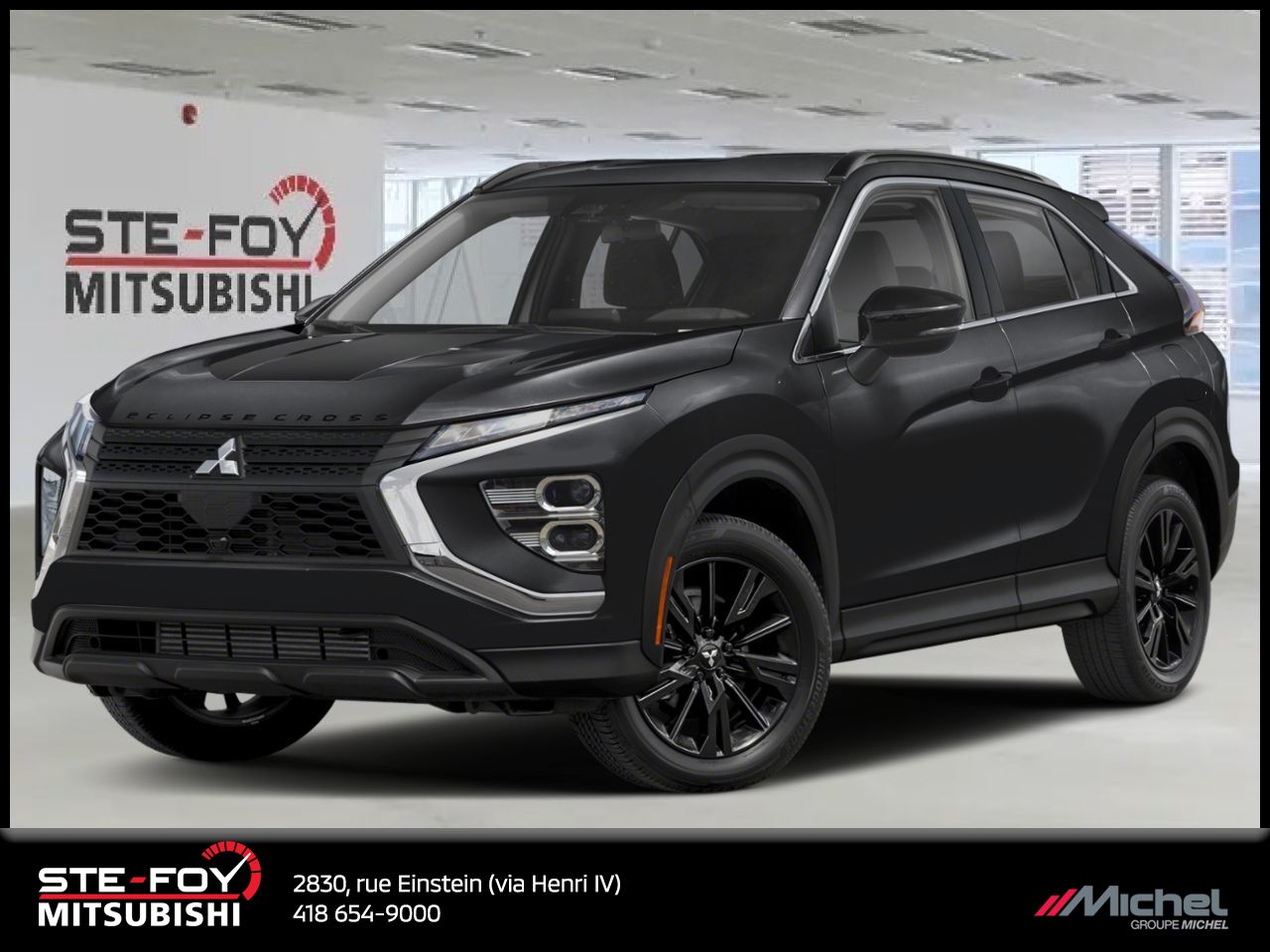 Mitsubishi Eclipse Cross ECLIPSE CROSS NOIR S-AWC 2026 Noir tarmac nacré Ville de Québec - photo #0