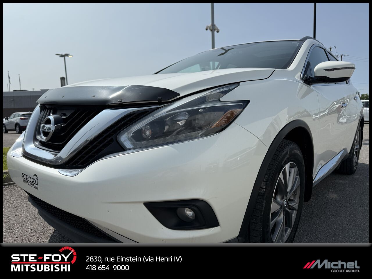 2018 Nissan Murano SV TI, TOIT PANO, VOLANT CHAUFFANT, NAVIGATION White Quebec city - photo #0