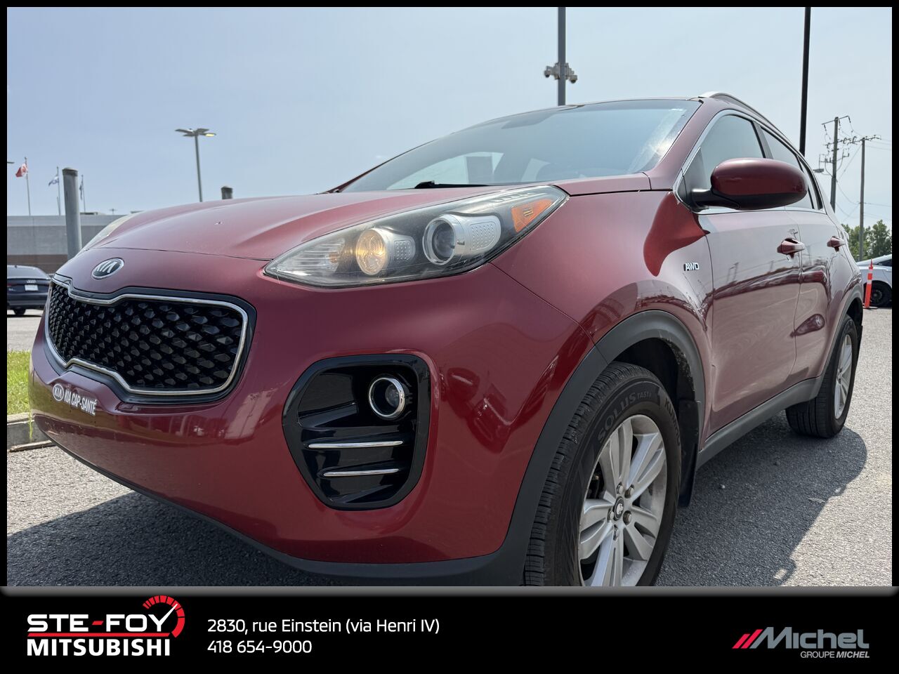 Kia Sportage LX, CAMÉRA DE RECUL, TRACTION INTEGRALE 2017 Rouge Ville de Québec - photo #0