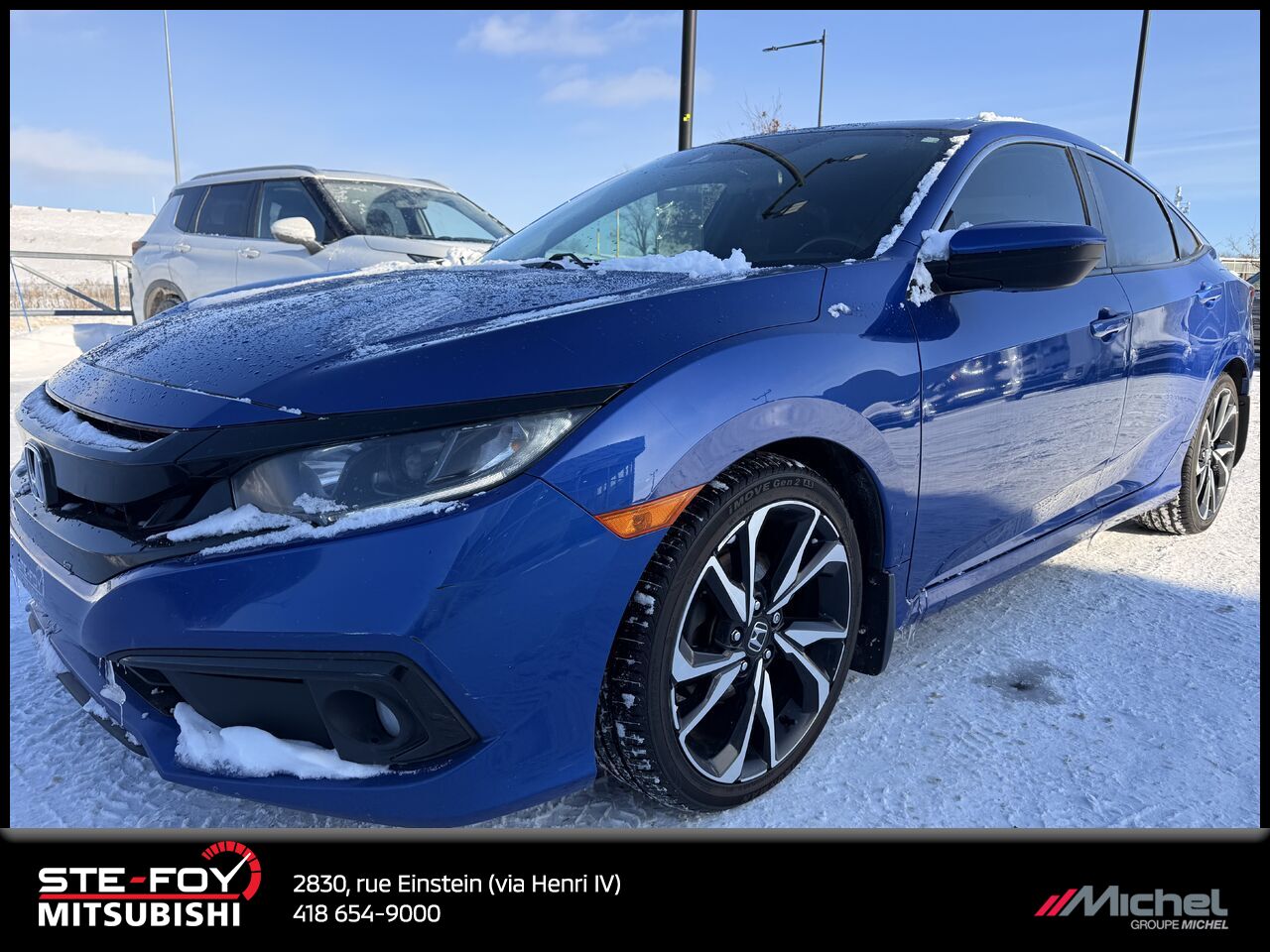 2020 Honda Civic SPORT, SI&Egrave;GES CHAUFFANTS, TOIT OUVRANT Blue Ville de Qu&eacute;bec - photo #0