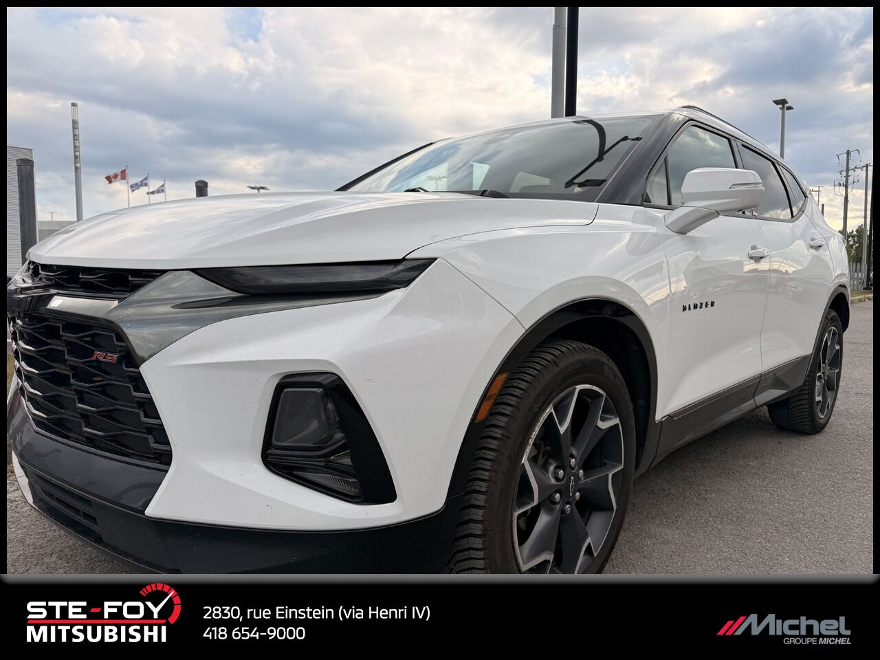 2019 Chevrolet Blazer CUIR, VOLANT CHUAFFANT, REM, 4500LBS White Quebec city - photo #0
