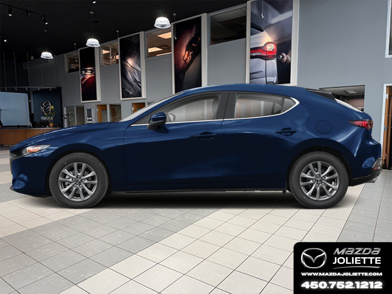 2026 MAZDA Mazda3 Sport Deep Crystal Blue Mica Notre-Dame-des-Prairies - photo #2