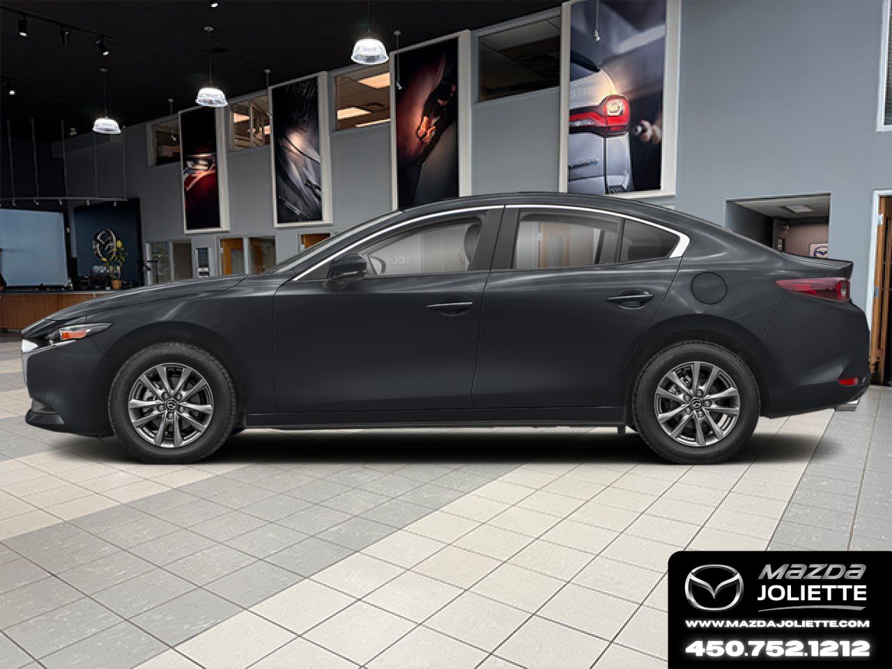 MAZDA Mazda3 2026 Noir de jais mica Notre-Dame-des-Prairies - photo #1