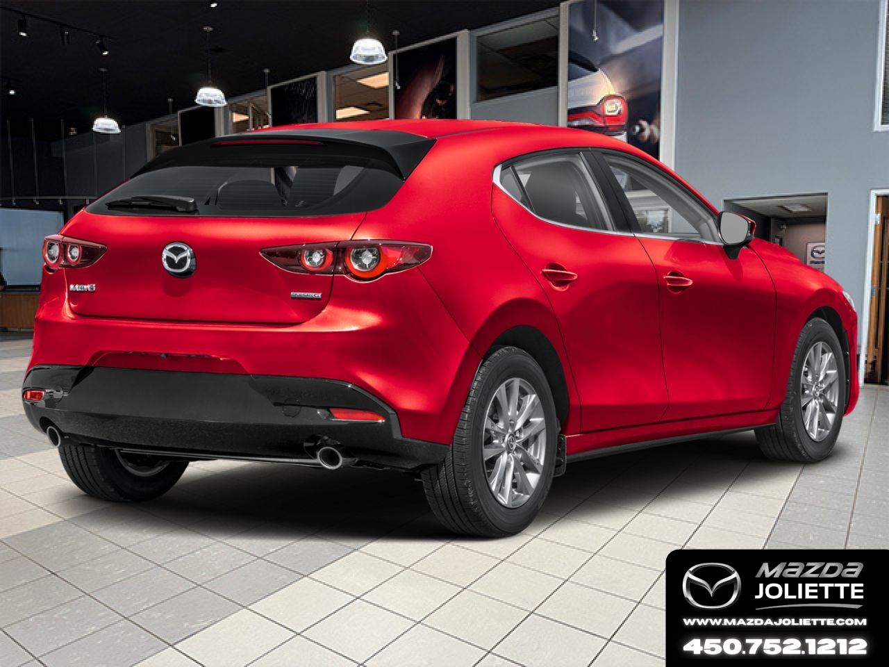 MAZDA Mazda3 Sport 2026 Rouge vibrant cristal m&eacute;tallis&eacute; Notre-Dame-des-Prairies - photo #1