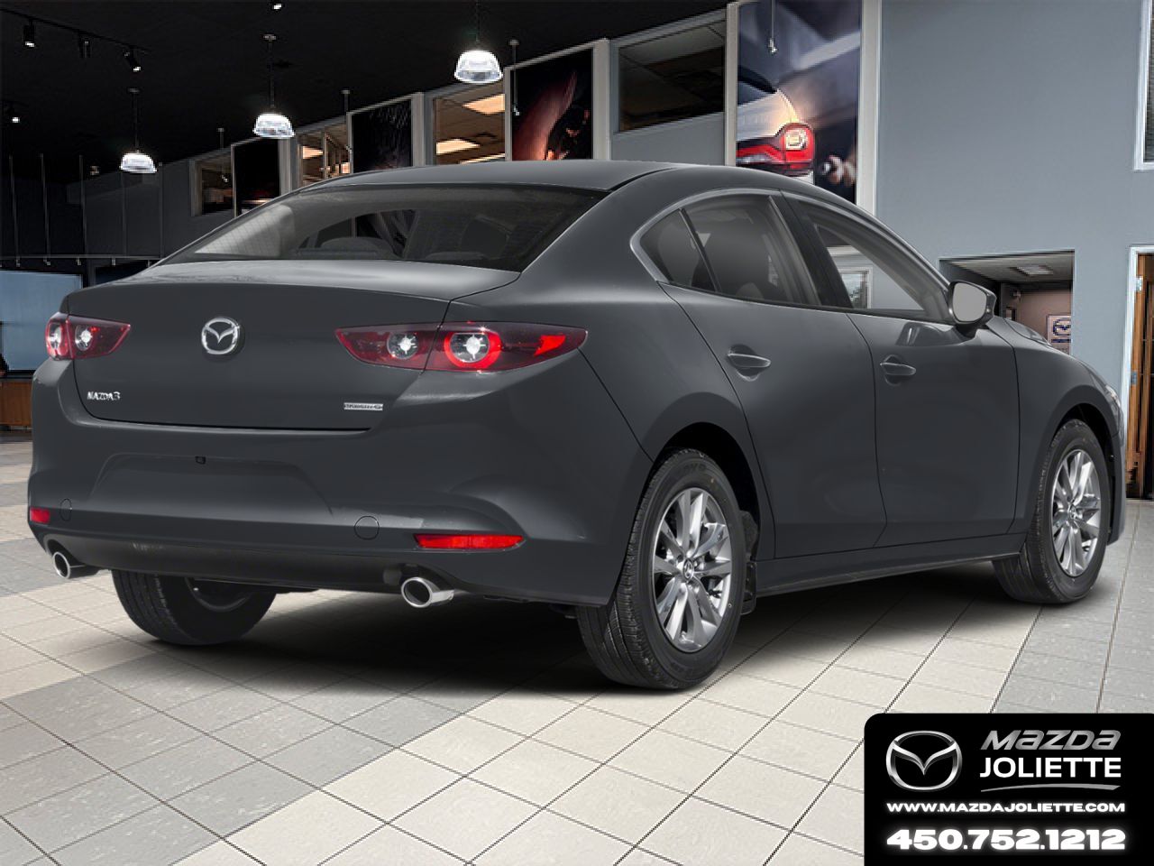 MAZDA Mazda3 2026 Noir de jais mica Notre-Dame-des-Prairies - photo #1