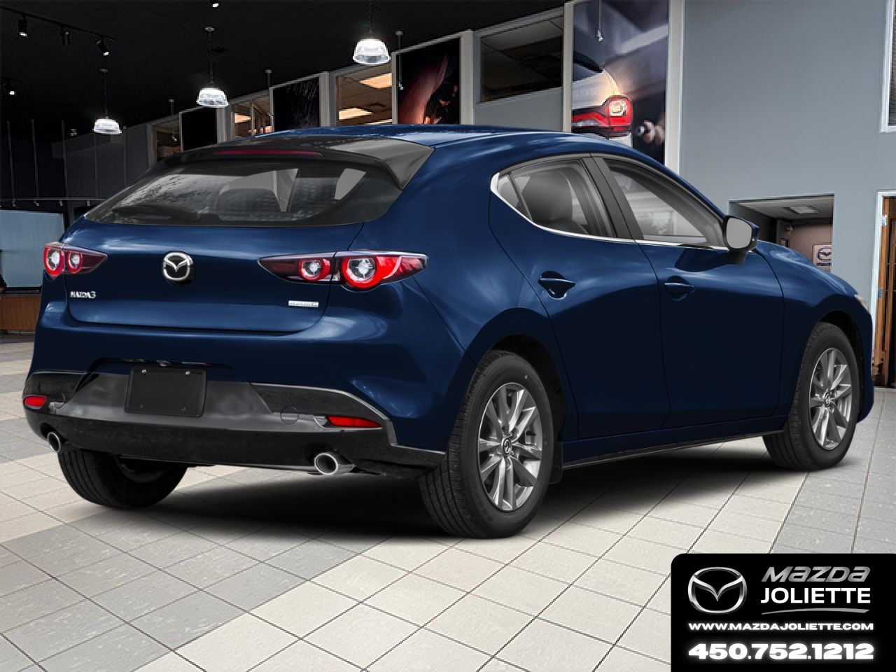 2025 MAZDA Mazda3 Sport Deep Crystal Blue Mica Notre-Dame-des-Prairies - photo #2