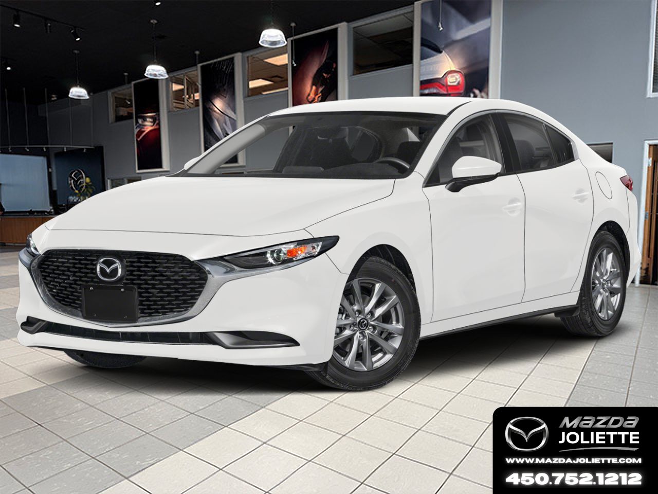 2025 MAZDA Mazda3 Snowflake White Pearl Notre-Dame-des-Prairies - photo #0