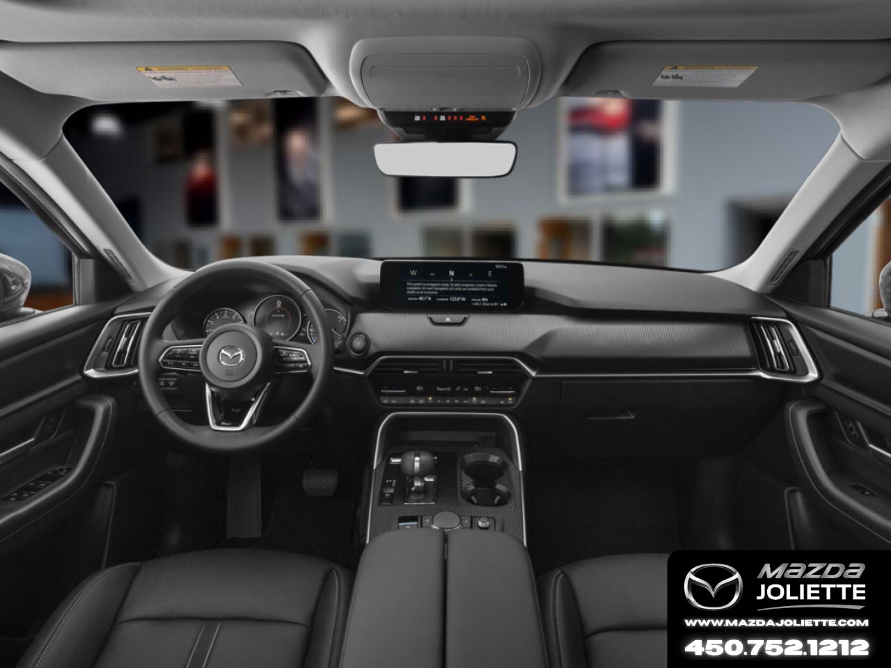 MAZDA CX-90 hybride l&eacute;ger 2026 Noir de jais mica Notre-Dame-des-Prairies - photo #8