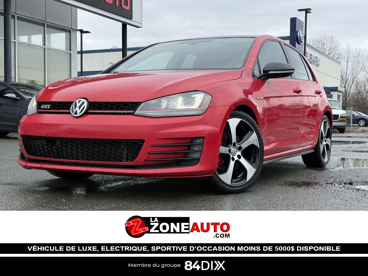 Volkswagen Golf GTI 2017 Rouge Granby - photo #0