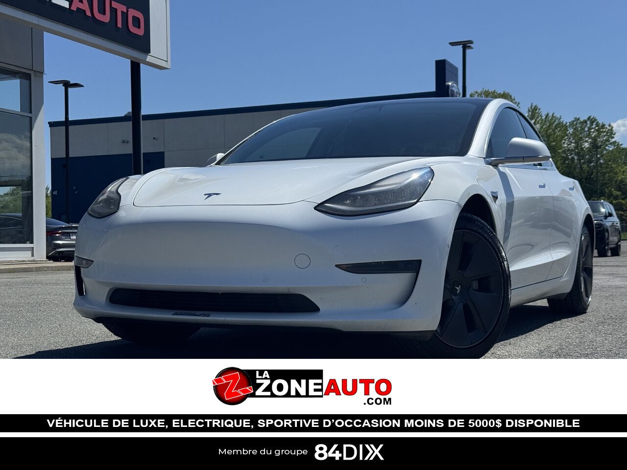 2020 Tesla Model 3 SR+ White Granby - photo #0