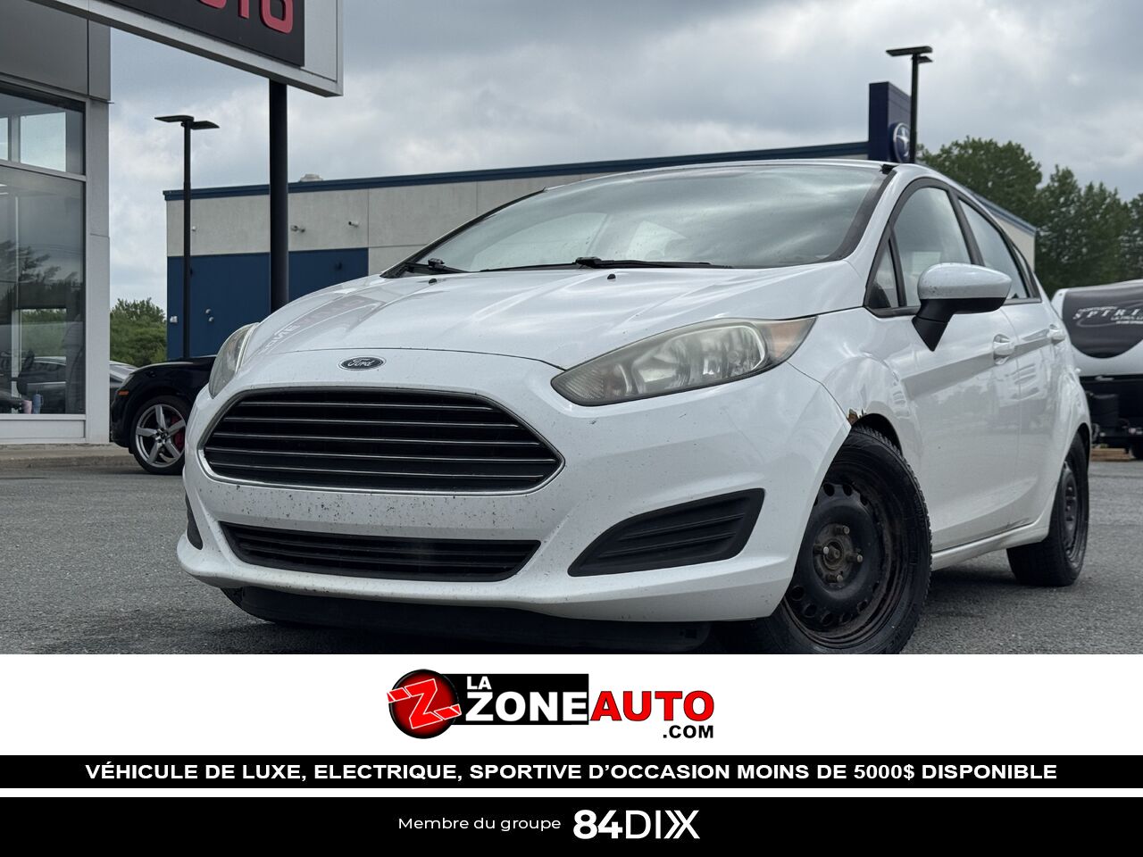 Ford Fiesta S 2015 Blanc Granby - photo #0