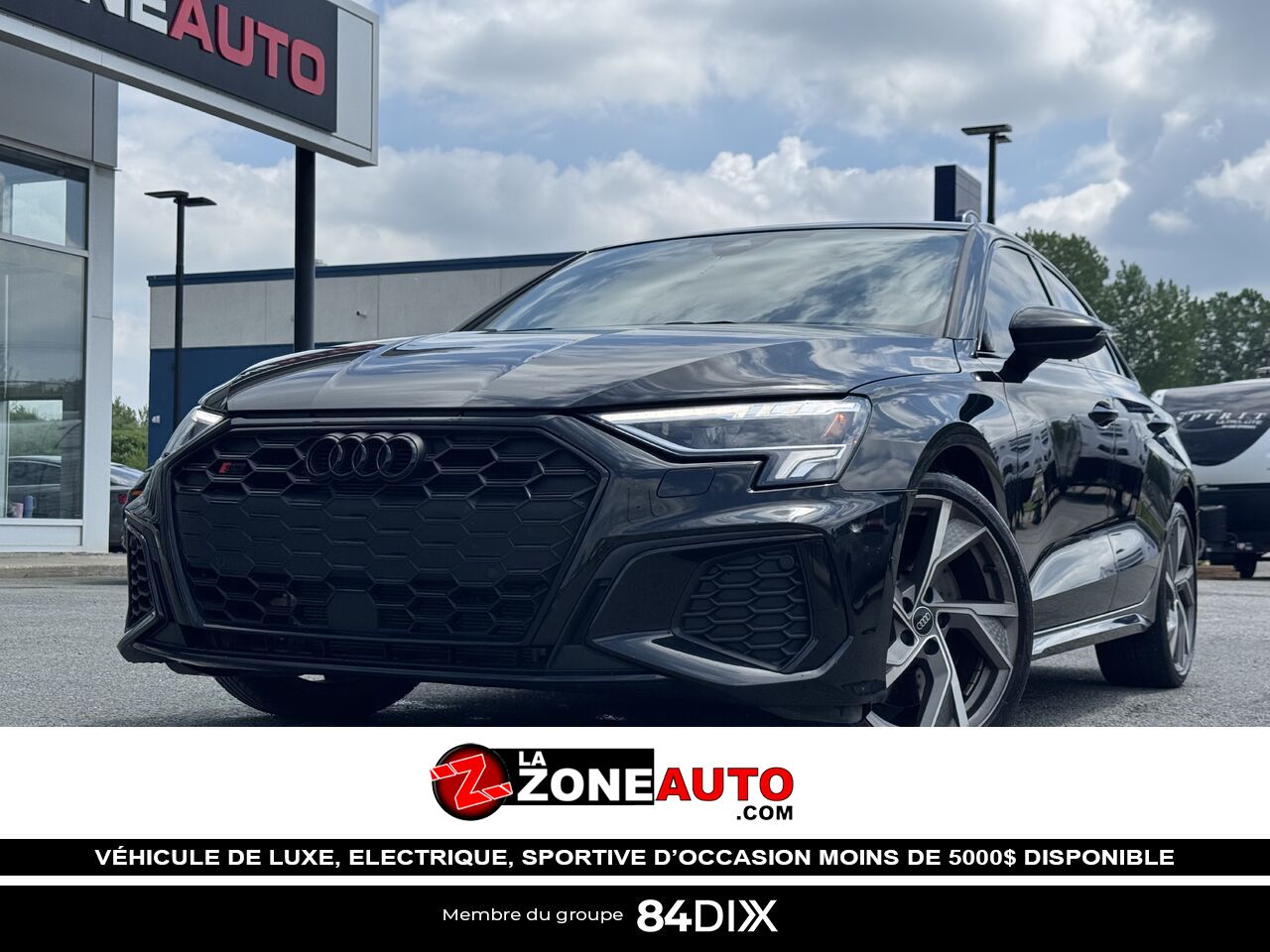 Audi S3 Progressiv 2023 Noir Granby - photo #0
