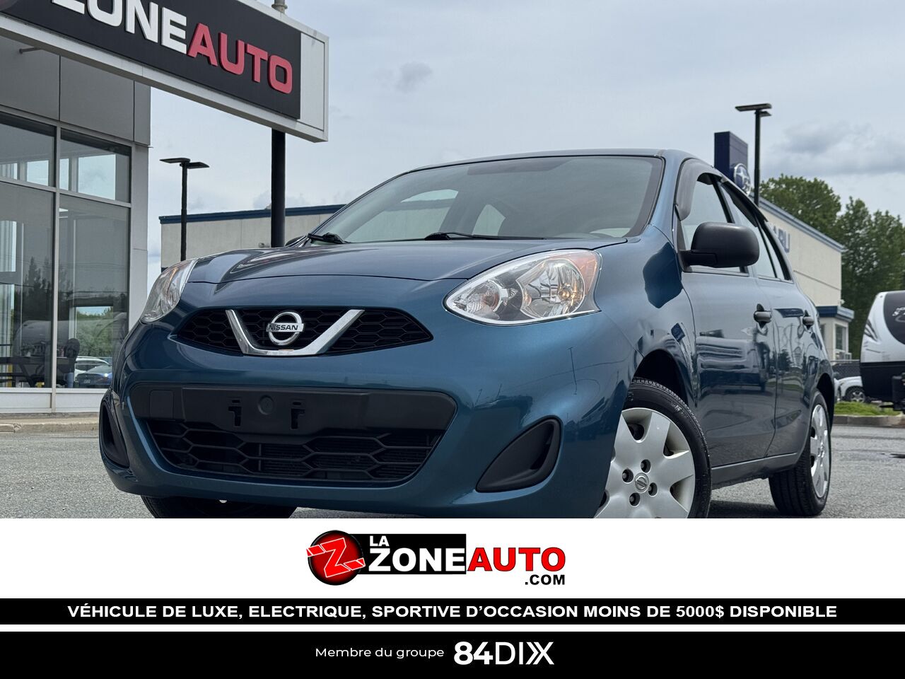 Nissan Micra S 2019 Bleu Granby - photo #0
