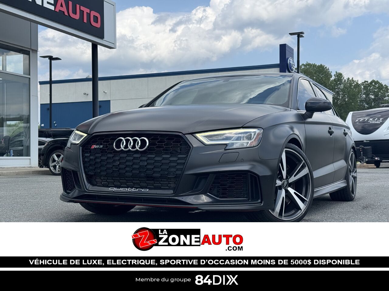 Audi RS 3 Stage 2 2018 Noir Granby - photo #0