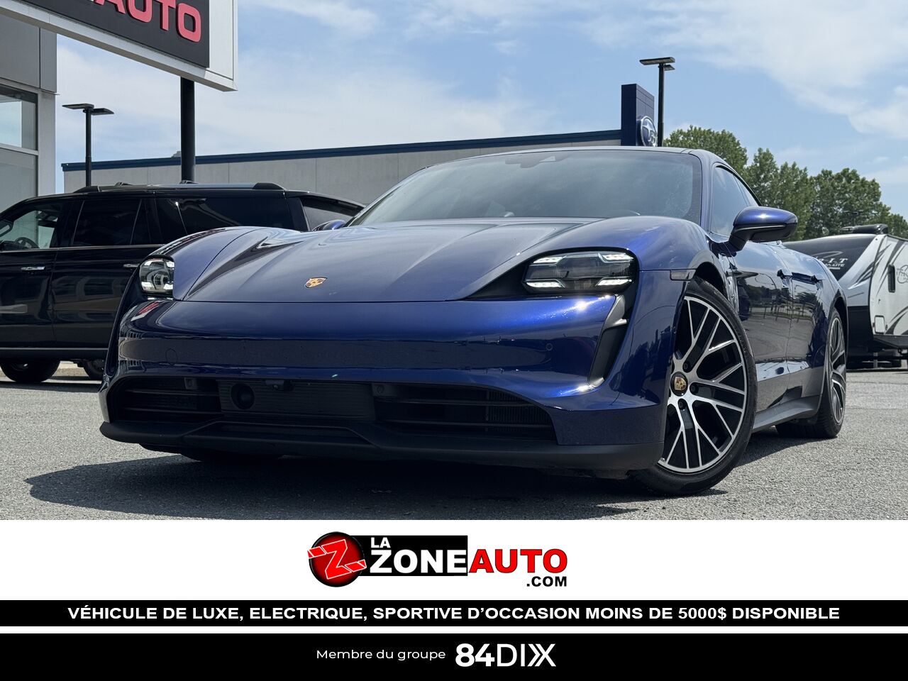 Porsche Taycan 4S 2020 Bleu Granby - photo #0