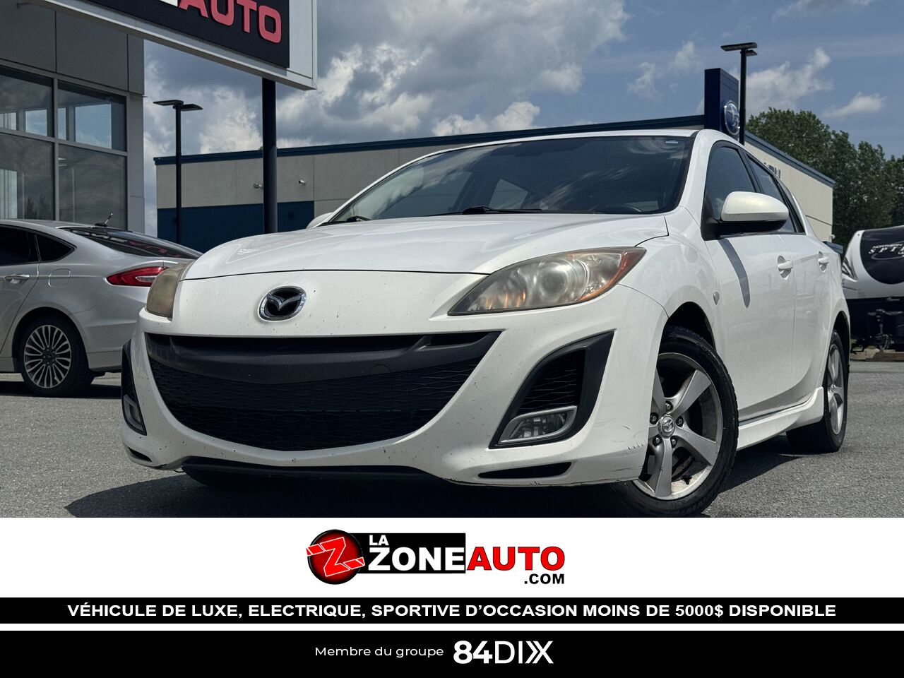 Mazda Mazda3 Sport GS 2010 Blanc Granby - photo #0