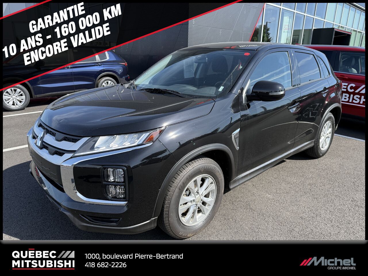 Mitsubishi RVR SE AWC, Sièges chauffants, Apple Carplay/Android Auto, Garantie 2034 2024 Noir Ville de Québec - photo #0