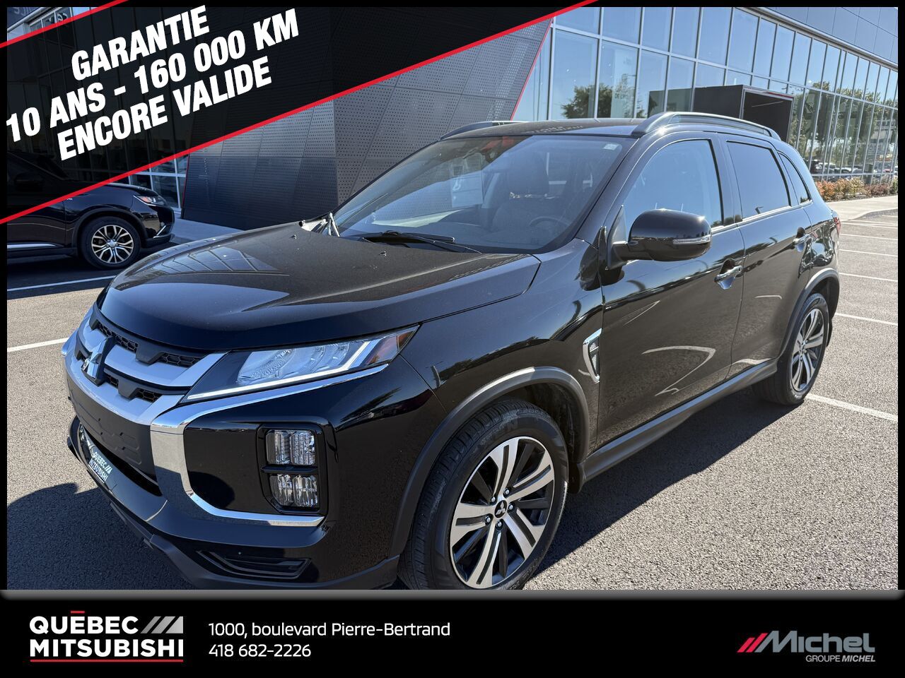 Mitsubishi RVR SEL AWC, Sièges et volant chauffants, Connectivités, Garantie 2031 2021 Noir Ville de Québec - photo #0