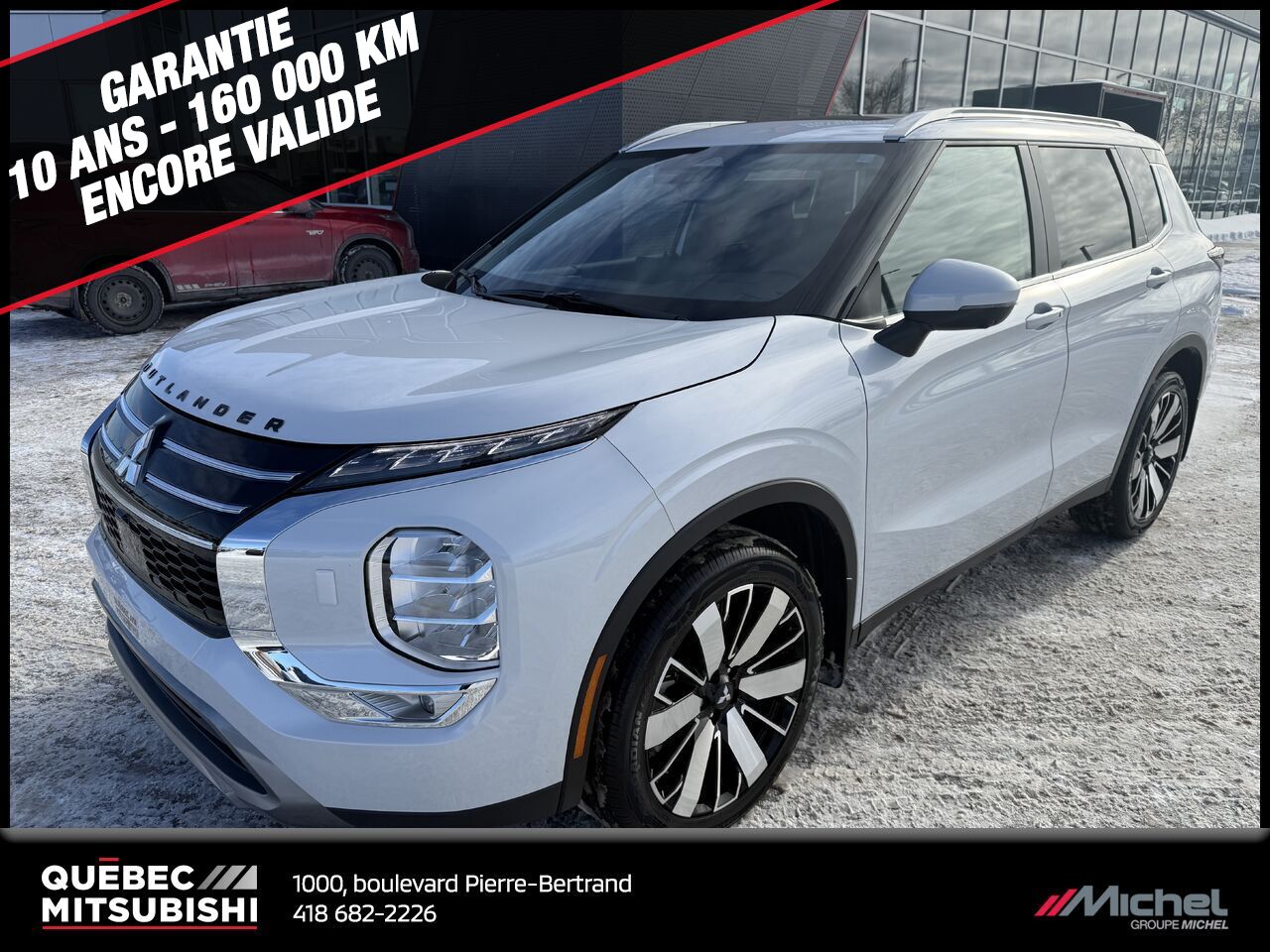 Mitsubishi Outlander SEL S-AWC, Si&egrave;ge &eacute;lectrique, Volant chauffant 2025 Blanc