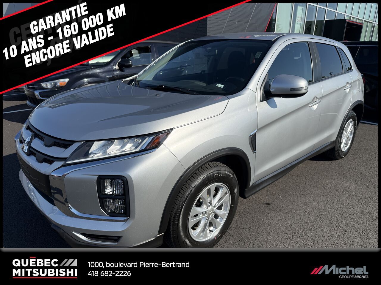 Mitsubishi RVR SE AWC, Awd, Sièges chauffants, Connectivités, Garanties 2032 2022 Argent Ville de Québec - photo #0