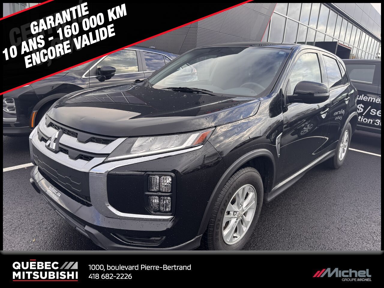 Mitsubishi RVR SE AWC, Sièges chauffants, Apple Carplay/Android Auto, Garantie 2034 2024 Noir Ville de Québec - photo #0