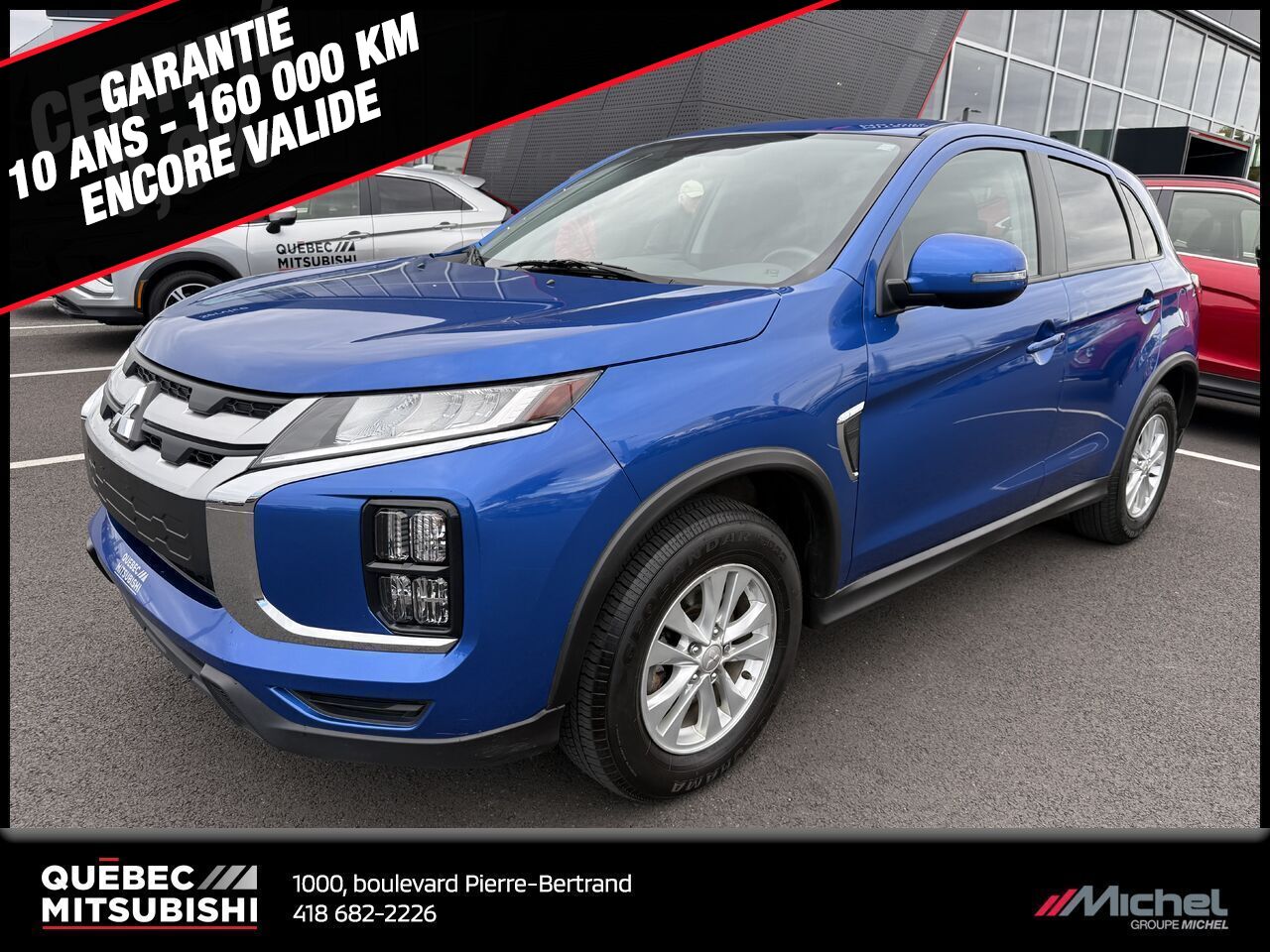 Mitsubishi RVR SE AWC, Sièges chauffants, Connectivités, Climatisation 2023 Bleu Ville de Québec - photo #0