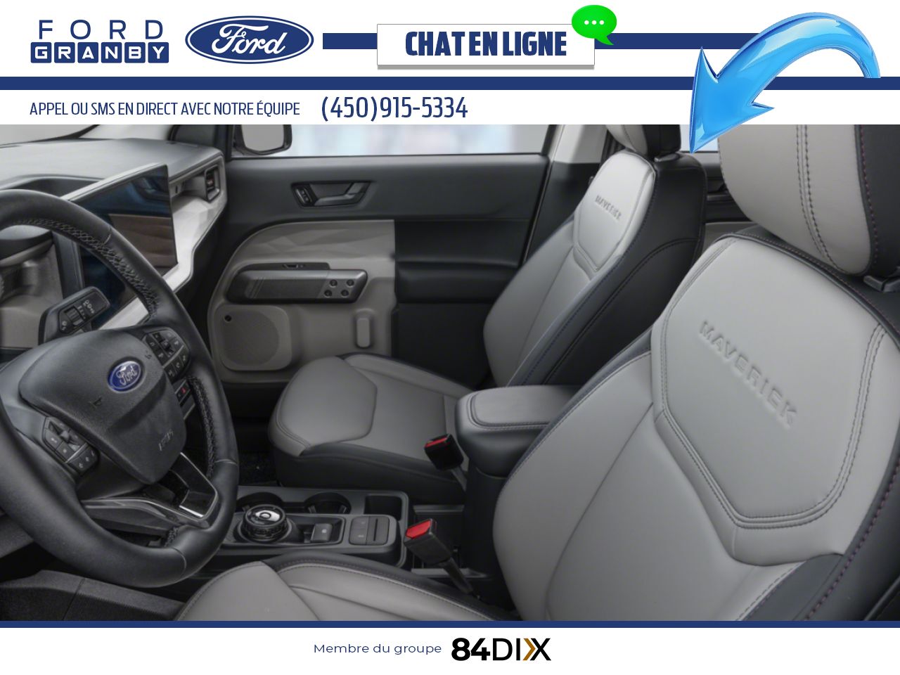 Ford Maverick 2025 Blanc sid&eacute;ral m&eacute;tallis&eacute; Granby - photo #6