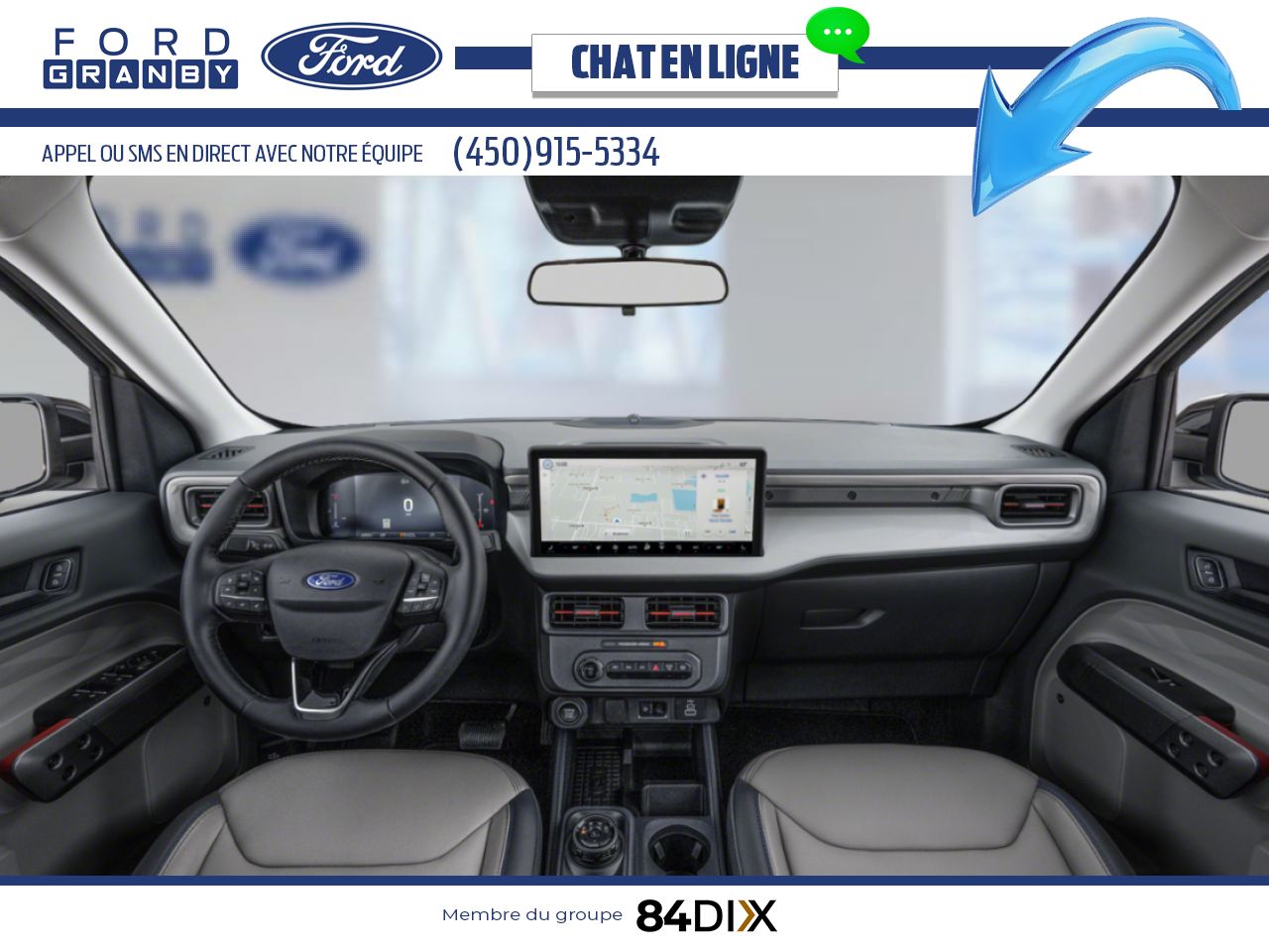 Ford Maverick 2025 Blanc sid&eacute;ral m&eacute;tallis&eacute; Granby - photo #8