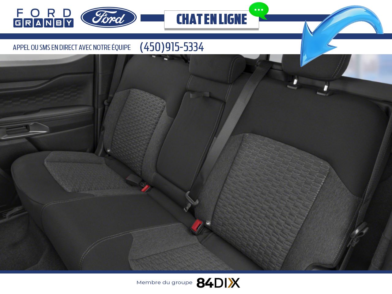 Ford Ranger 2025 Blanc Oxford Granby - photo #8