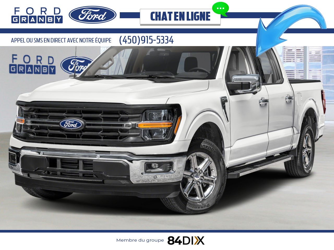 2025 Ford F-150 Oxford White Granby - photo #0