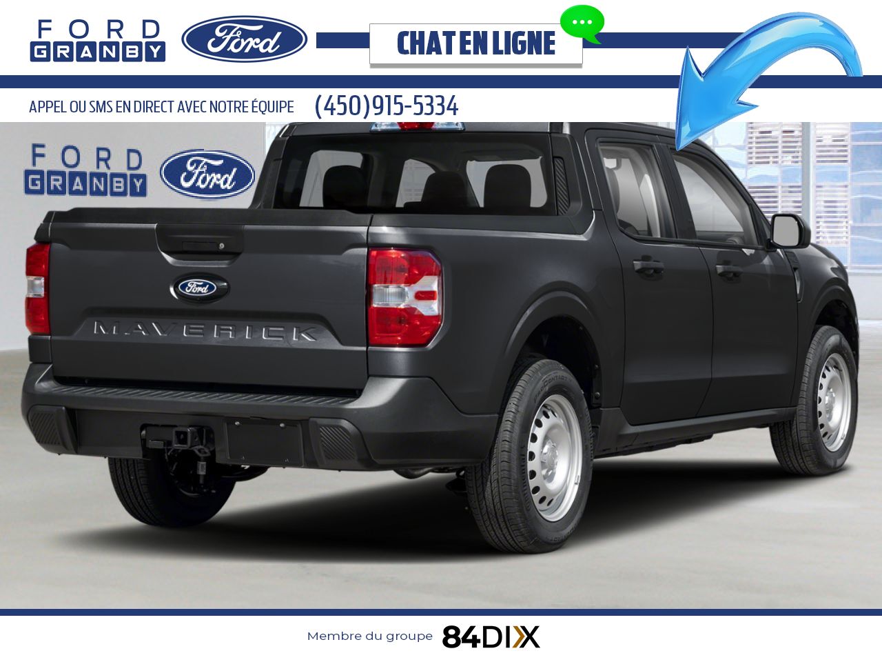 Ford Maverick 2025 Noir ombre Granby - photo #1