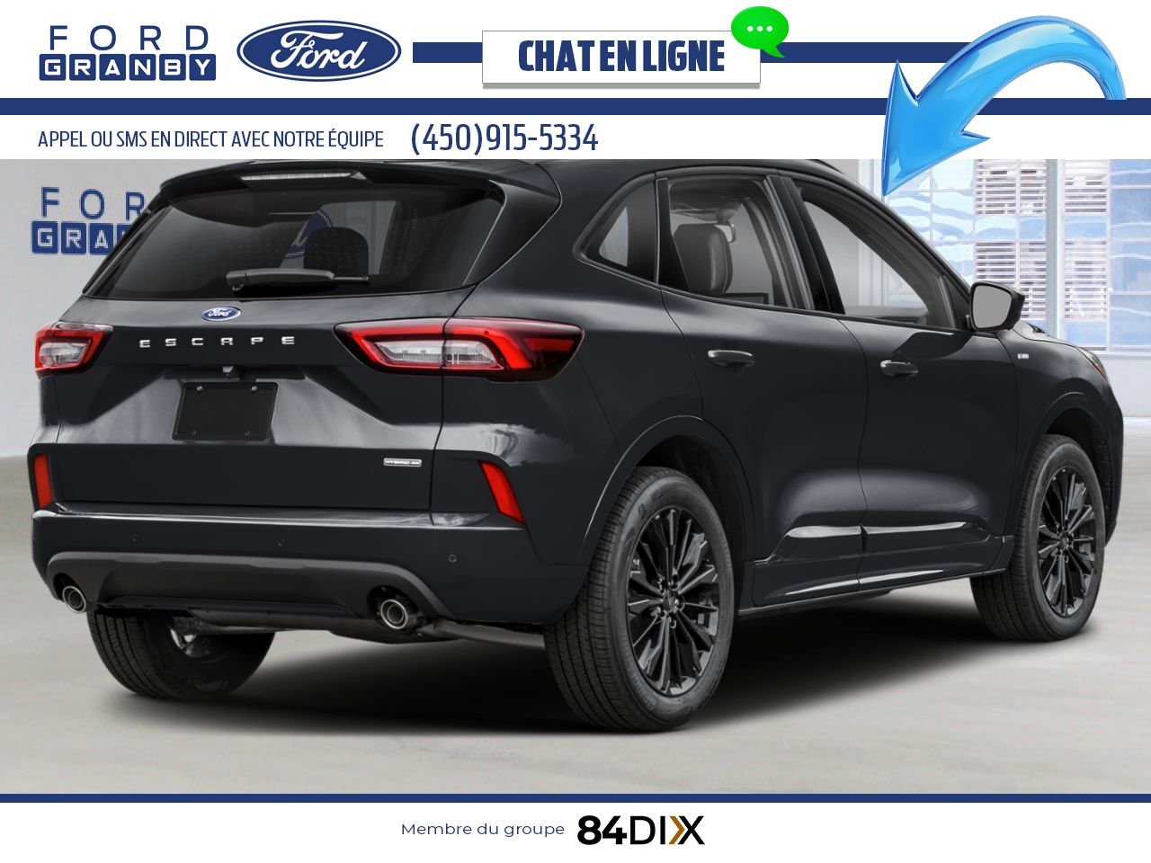 2026 Ford Escape Agate Black Metallic Granby - photo #2