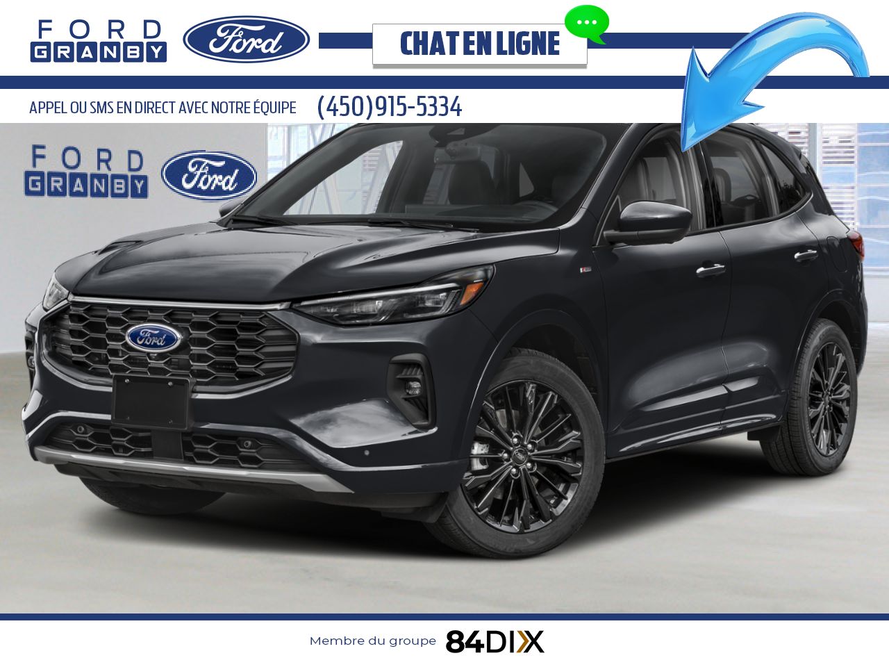 2026 Ford Escape Agate Black Metallic Granby - photo #0