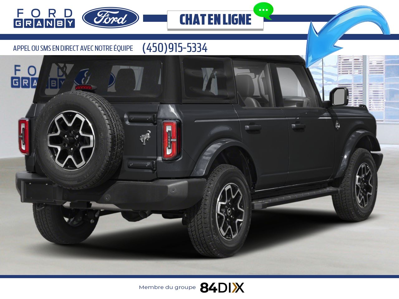 Ford Bronco 2026 Noir ombre Granby - photo #2