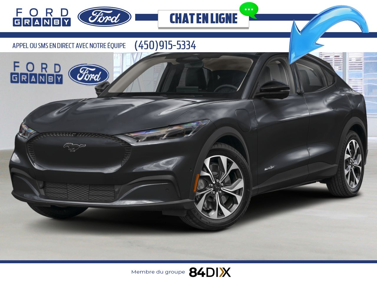 Ford Mustang Mach-E 2026 Noir ombre Granby - photo #0