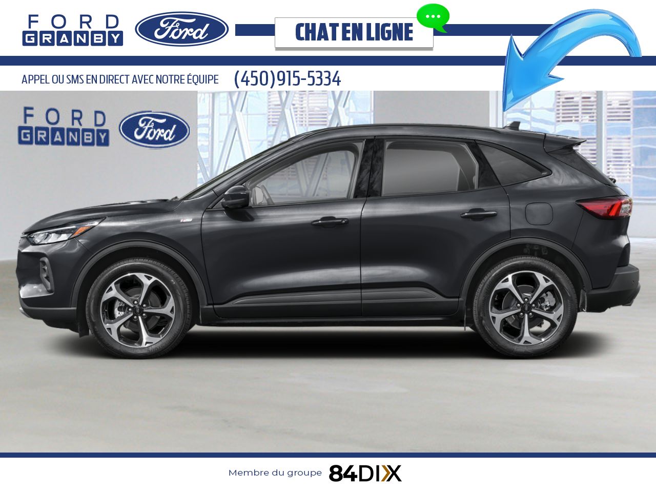 Ford Escape 2026 Noir agate m&eacute;tallis&eacute; Granby - photo #2