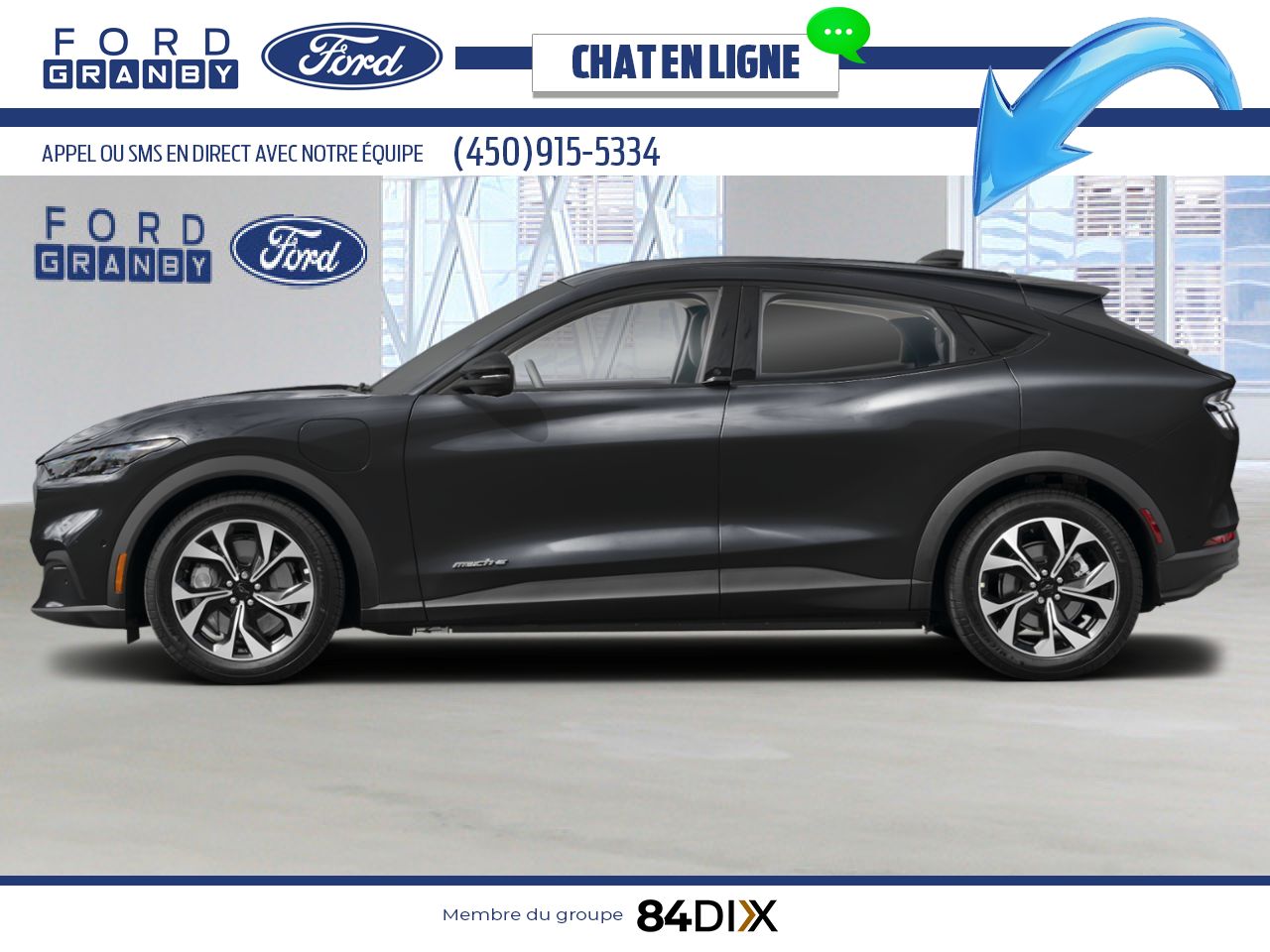 Ford Mustang Mach-E 2026 Noir ombre Granby - photo #1