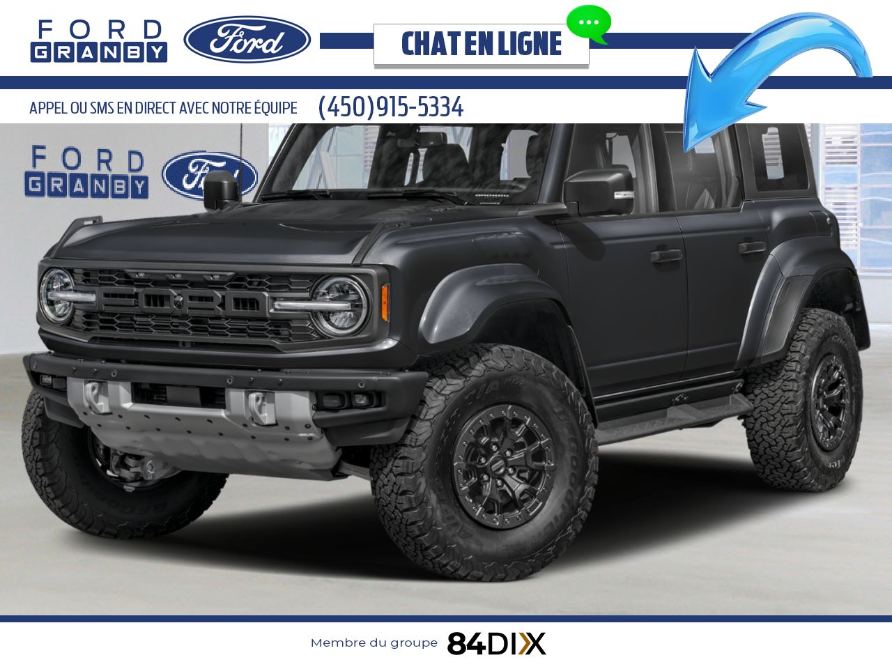 Ford Bronco 2026 Noir ombre Granby - photo #0