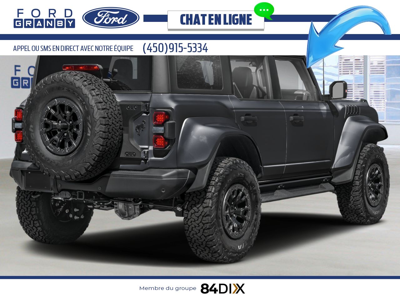 Ford Bronco 2026 Noir ombre Granby - photo #2
