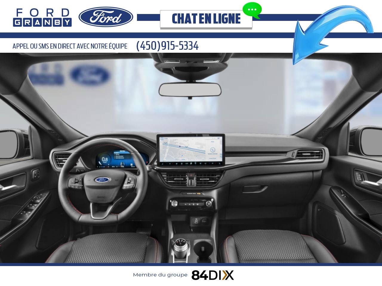 Ford Escape 2026 Noir agate m&eacute;tallis&eacute; Granby - photo #8